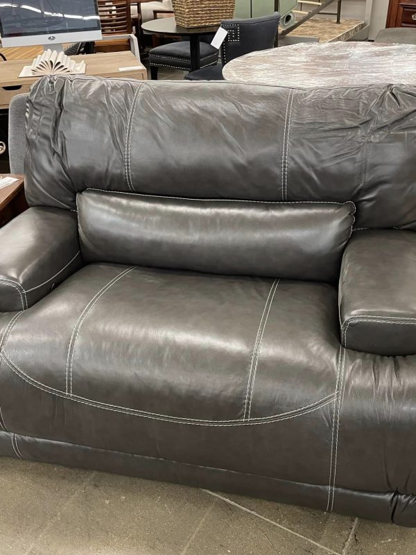Leather Loveseat Couch for Sale at Home Consignment Store in Dallas Texas
