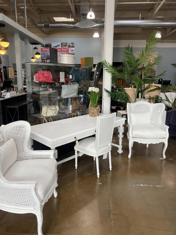 White Tables and Chairs for Sale in San Diego Home Consignment Store